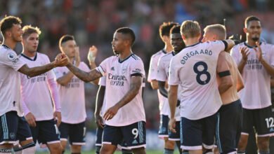 أرسنال يكسب بورنموث بثلاثية