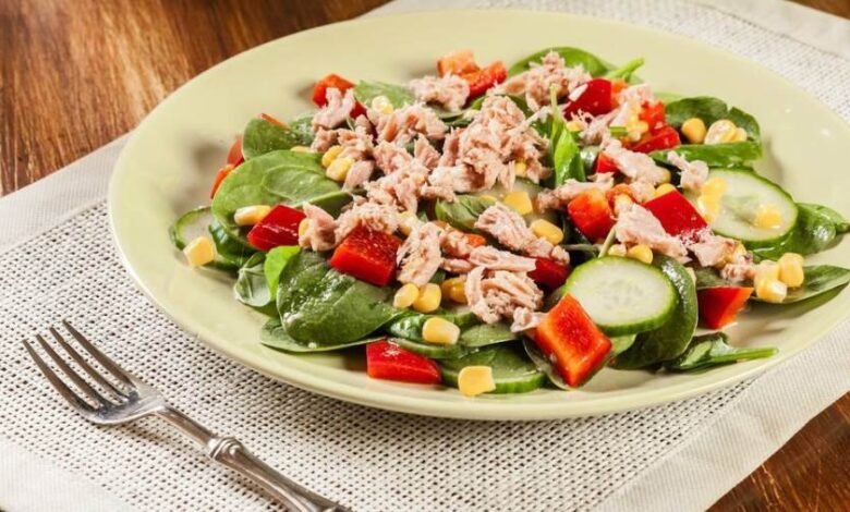 طريقة سلطة التونة للرجيم