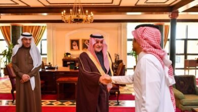 أمير تبوك يبارك حصول إمارة المنطقة على المركز الأول بين إمارات المناطق