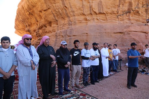 الرحلة البرية لملتقى فرسان فيفاء بتبوك