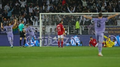 الريال يقسو على الأهلي برباعية