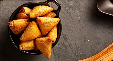 كم سعرة حرارية في السمبوسة في القلاية الهوائية؟