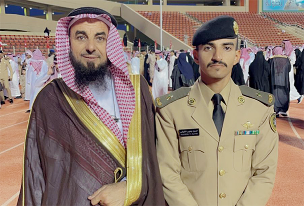 إحتفال يحيى جبران فرحان الحكمي بتخرج إبنه من كلية الملك عبدالعزيز الحربية