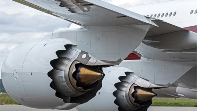 كم تزن محركات الطائرات؟