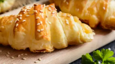 طريقة عمل كرواسون بالجبن