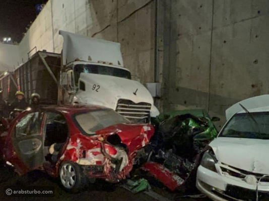 تفاصيل حادث العقبة المؤسف.. شاحنة تصطدم بموكب زفاف