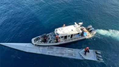 ضبطُ أكبر غواصة مخدرات في المحيط الهادئ