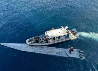 ضبطُ أكبر غواصة مخدرات في المحيط الهادئ