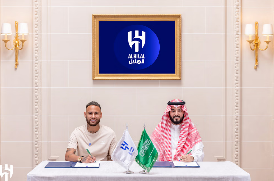 "نيمار" يعلنها رسمياً أنا هنا في السعودية أنا هلالي