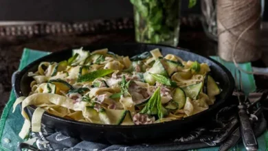 طريقة عمل باستا الفريدو بالصور خطوة خطوة