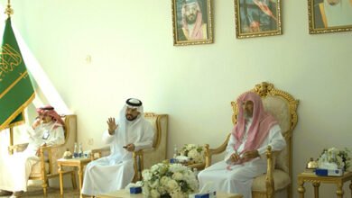 المهندس :ظافر بن عايض الفهاد يستقبل معالي الشيخ الأستاذ الدكتور :سعد بن ناصر الشثري