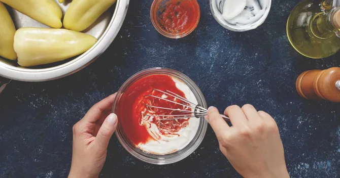 طريقة عمل الفليفلة المحشية خطوة خطوة