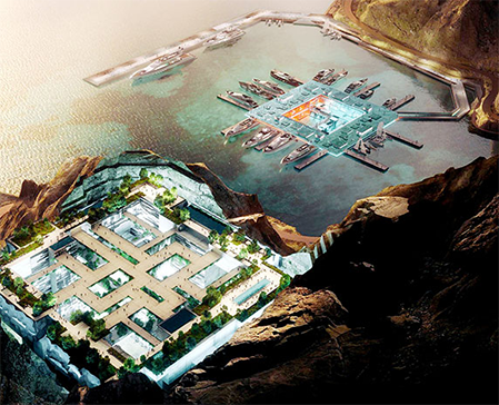 «أكويلم» وجهة مستقبلية فاخرة بين جبال نيوم