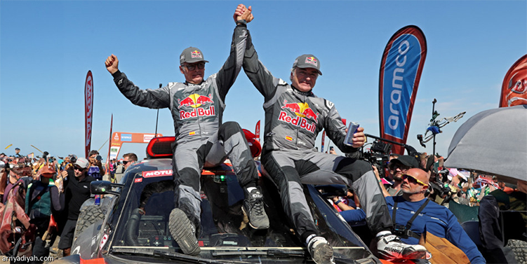 ختام رالي داكار ساينز بطل السيارات وابن سعيدان يدخل التاريخ