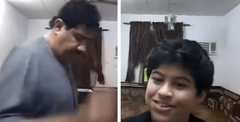 هل تذكرون الطفل الذي ظهر في مقطع فيديو جلد العم معيض شاهدوا كيف أصبح في أحدث ظهور له بعد مرور 9 سنوات