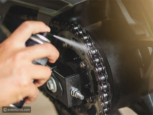 العناية بالدراجة النارية