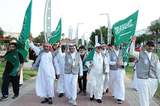 "بر جدة" تحتفي باليوم الوطني الـ94 بفعالية للمشي بالتعاون مع "الرياضة" والأمانة و"الرعاية الصحية الداعمة"