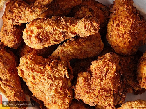 بروستد دجاج مثل المطاعم