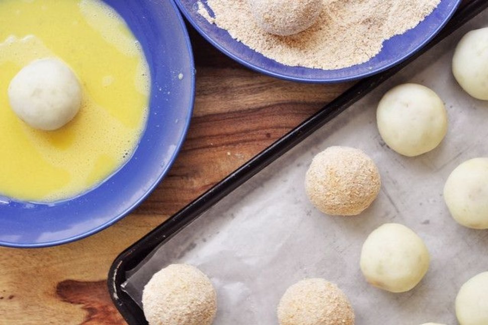 كرات البطاطس بالدجاج