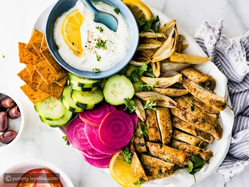 طريقة عمل صينية شاورما سهلة