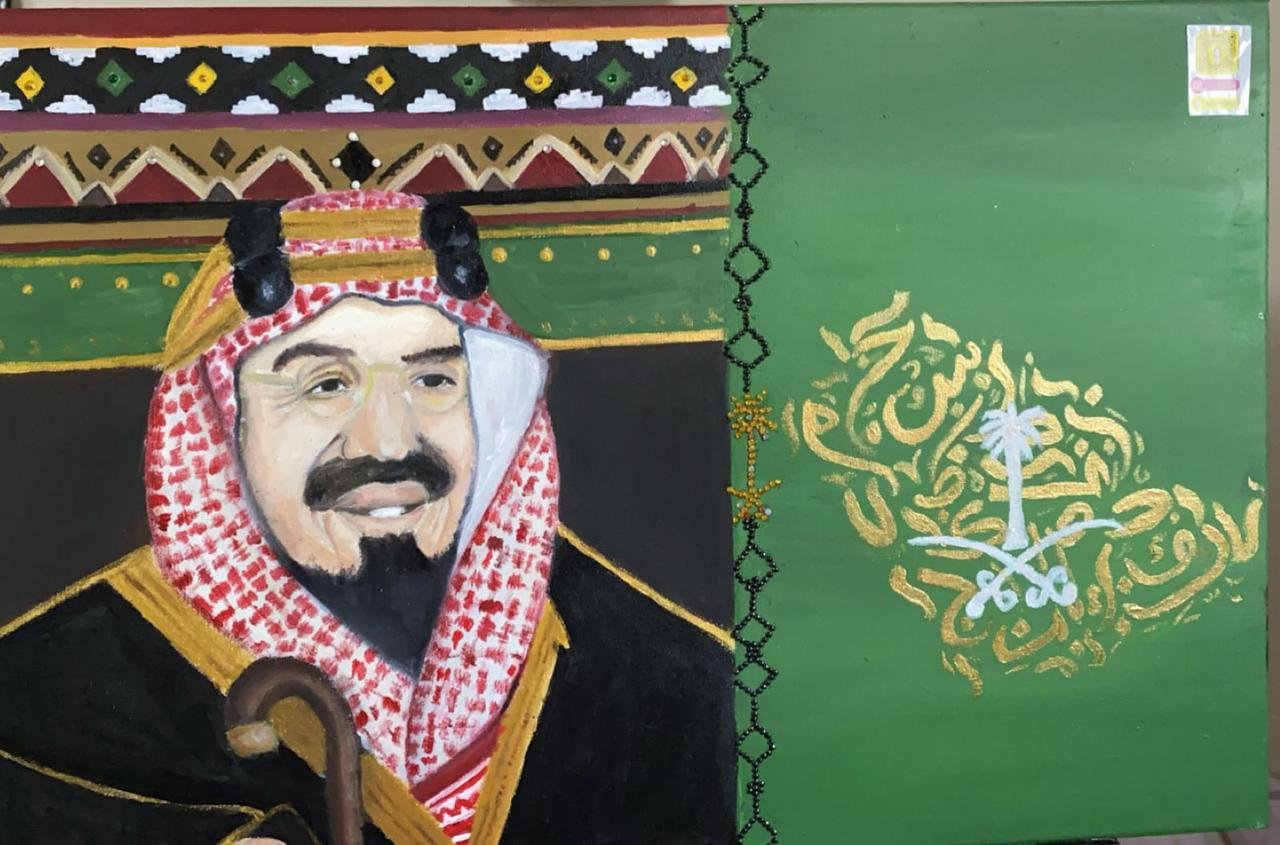 "يوم بدينا&nbsp; "لوحة فنية واقعية للأستاذة شدى سالم