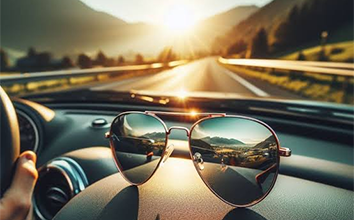 النظارة الشمسية المناسبة تقلل مخاطر الحوادث