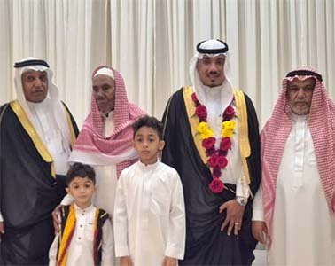 المسملي يحتفل بزواجه