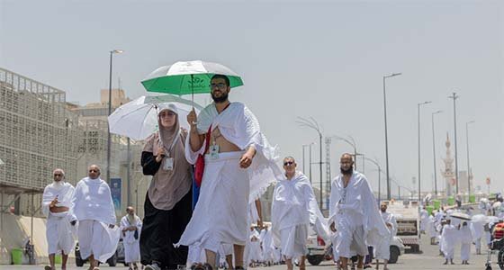 «الصحة» تدعو الحجاج للحذر من التعرض للشمس واستخدام المظلة