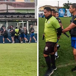 أثناء إشهاره إنذاراً.. القبض على حكم في مباراة كرة قدم