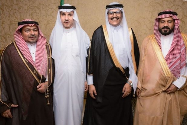 الشيخ : عبدالرحمن طاهر جماح يزف إبنه عبدالله للقفص الذهبي