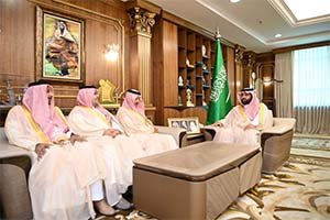 أمير منطقة جازان يستقبل وكيل الإمارة والوكلاء المساعدين الجدد