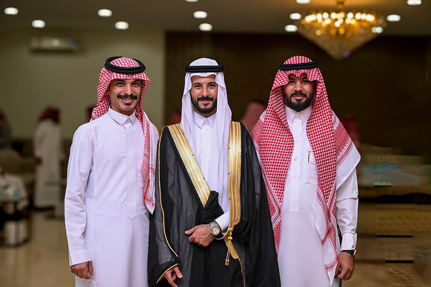 في أجواء سادها الفرح والبهجة و الأنس والأفراح السرور طغى عليها  الود و َالمحبة وذلك إحتفالا بزواج الشاب