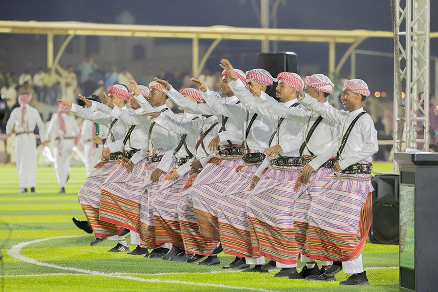 بالصور محافظ صبيا يرعى احتفال الأهالي باليوم الوطني الـ95