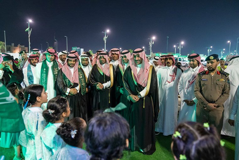 بالصور محافظ صبيا يرعى احتفال الأهالي باليوم الوطني الـ95