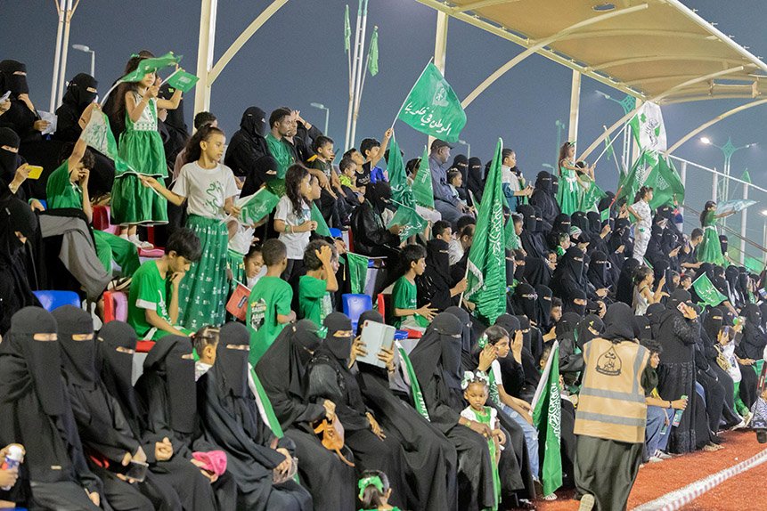 بالصور محافظ صبيا يرعى احتفال الأهالي باليوم الوطني الـ95