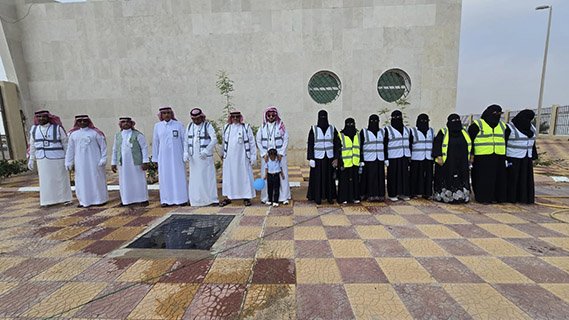 وحدة الثروة السمكية بجزر فرسان تقوم مبادرة تشجير "السعودية الخضراء" في جزر فرسان