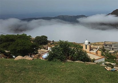 الشجعة بجبل الحشر