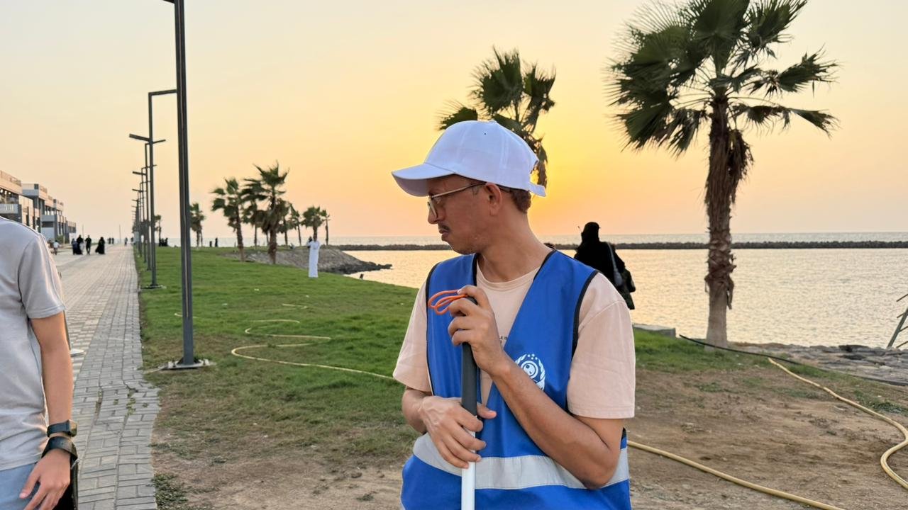 مركز التنمية الاجتماعية بجازان يفعل اليوم العالمي للعصا البيضاء بالشراكة مع جمعية الثريا للمكفوفين