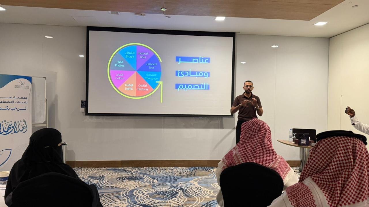جمعية نماء للخدمات الاجتماعية تطلق دورة "تصميم الجرافيك للمبتدئين" بجازان