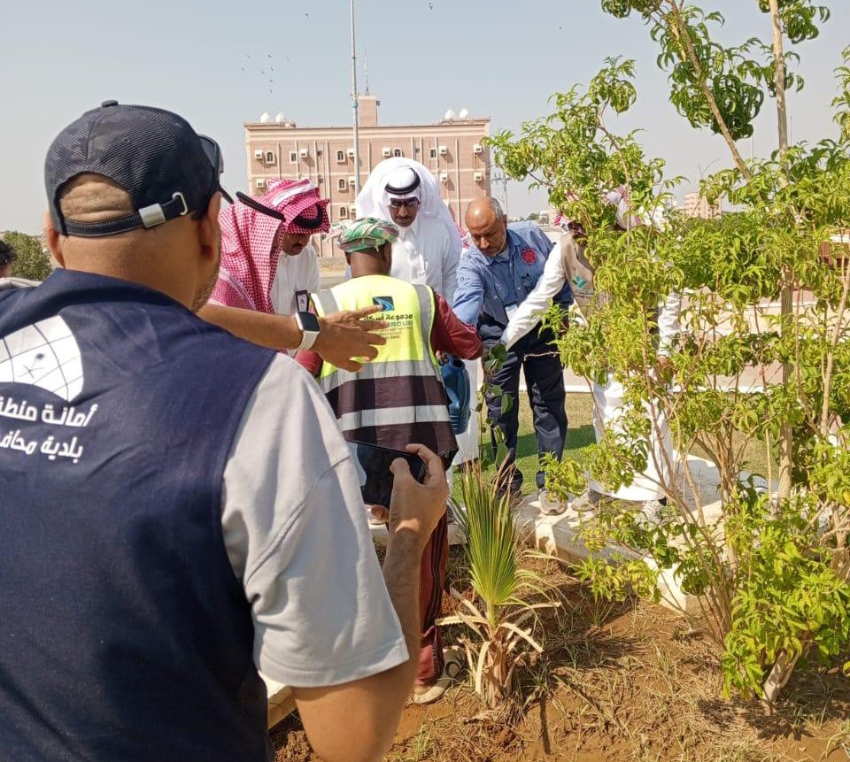 برعاية من محافظ الطوال اسمنت المنطقة الجنوبية تجسد مبادرة البصمة الخضراء