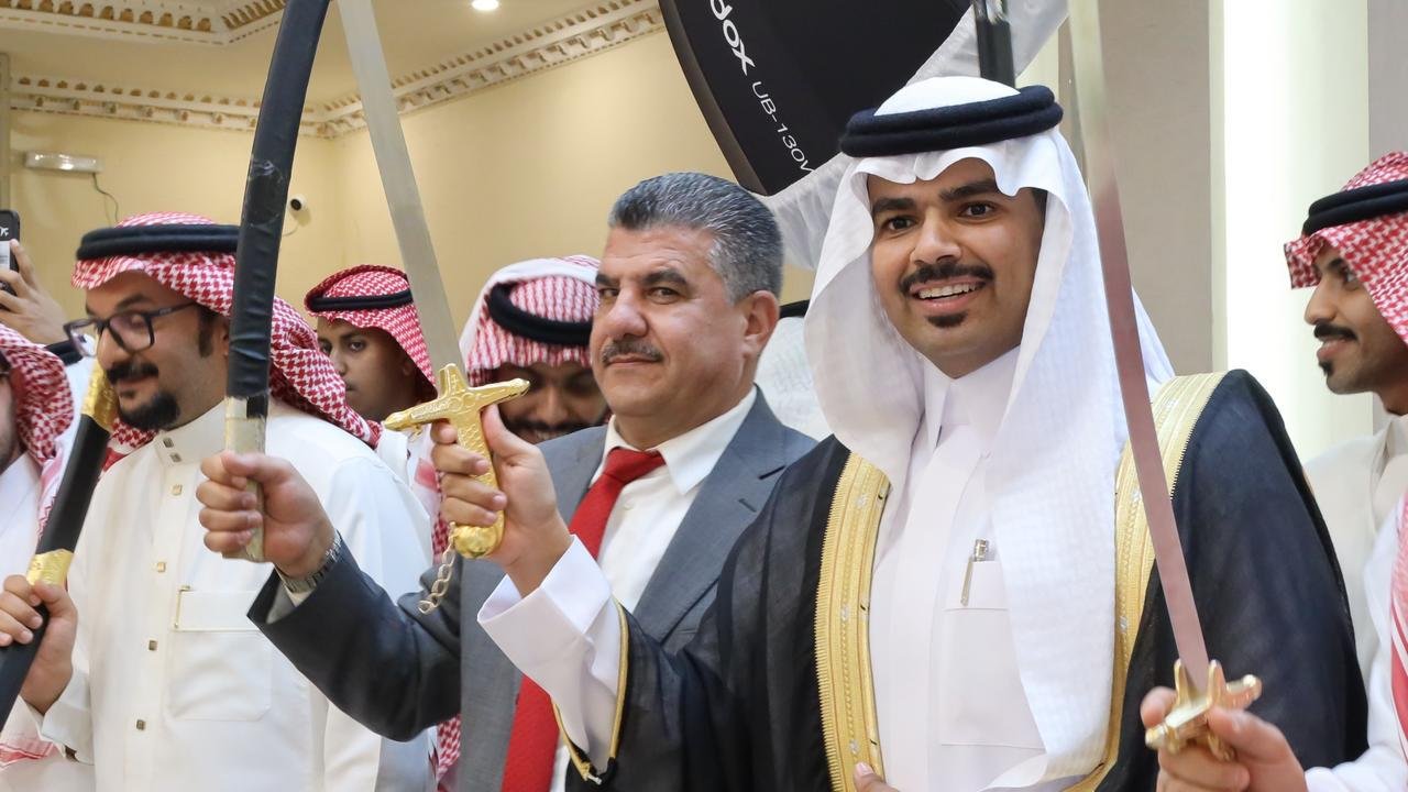 بالصور افراح آل مشهور بزواج المهندس إبراهيم مشهور