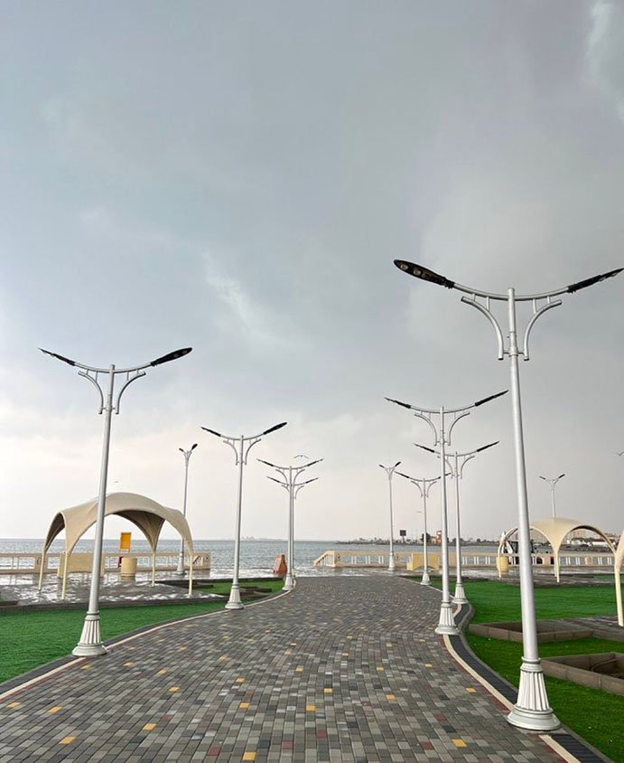 مدير بلدية الليث المهندس عبدالله الزبيدي يشرف على تطوير المشاريع داخل محافظة الليث