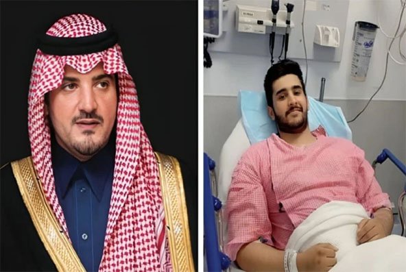 وزير الداخلية يجري اتصالا هاتفيا برجل الأمن " ريان العسيري " بعد إصابته أثناء أداء مهامه في المسجد الحرام.