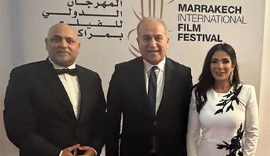 سفير مصر في المغرب يحضر عرض فيلم "الست" بمهرجان مراكش السينمائي