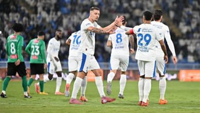 الهلال السعودي يتصدر ترتيب دوري أبطال آسيا