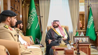 أمير جازان يستقبل مدير عام حرس الحدود