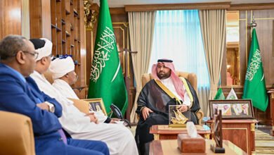 أمير جازان يستقبل القنصل العام لجمهورية السودان