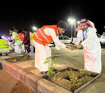 مدير بلدية الليث المهندس عبدالله الزبيدي يشرف على تطوير المشاريع داخل محافظة الليث