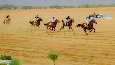 انطلاق سباق الفروسية السادس بمحافظة الحجرة