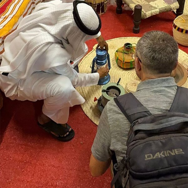 سياح سويسريون يستكشفون عبق الماضي في ركن "صبيا" بمهرجان جازان 2026